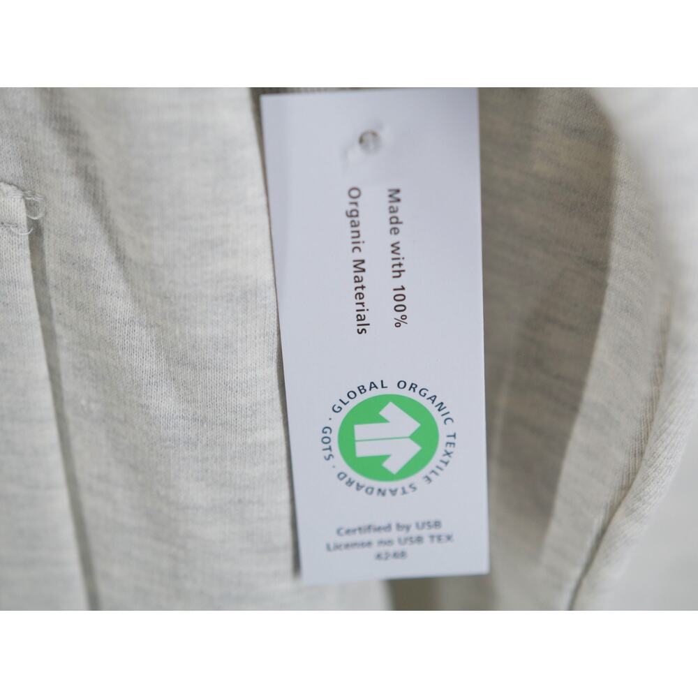 Original Favorites Full Zip Jacket Organic Cotton Hoodie Gray XL - Picture 4 of 8